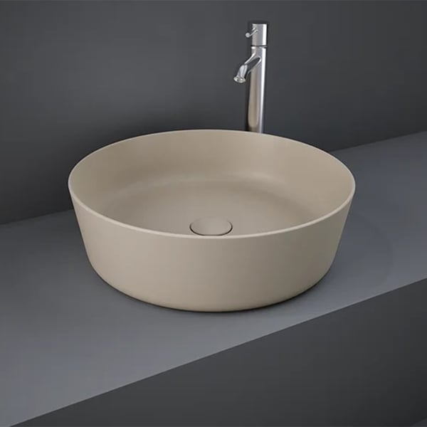 Νιπτήρας Feeling Round Cappuccino matt 42x42x13 cm 